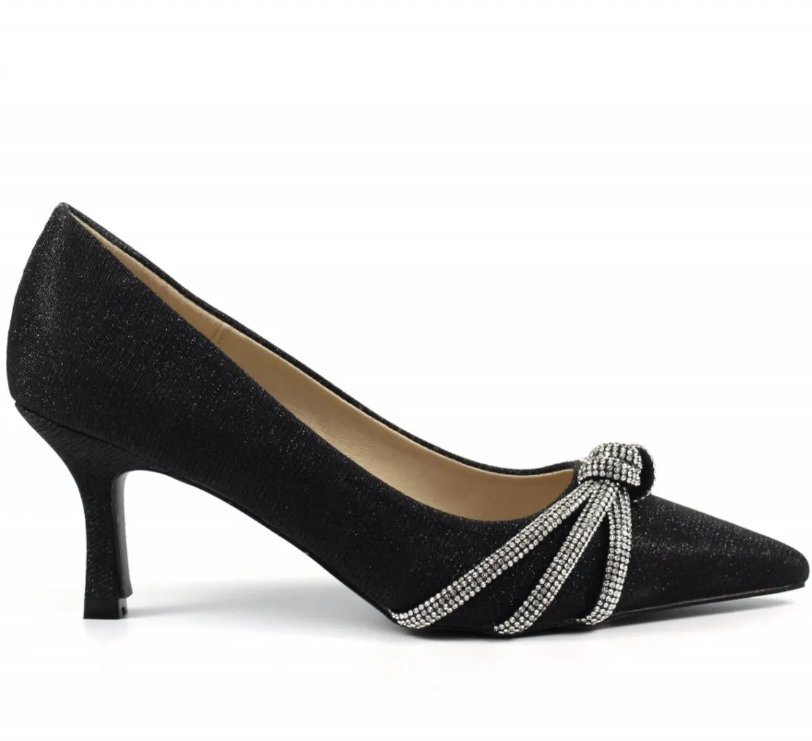 Lunar Kalina Ladies Diamante Trim Court Shoe