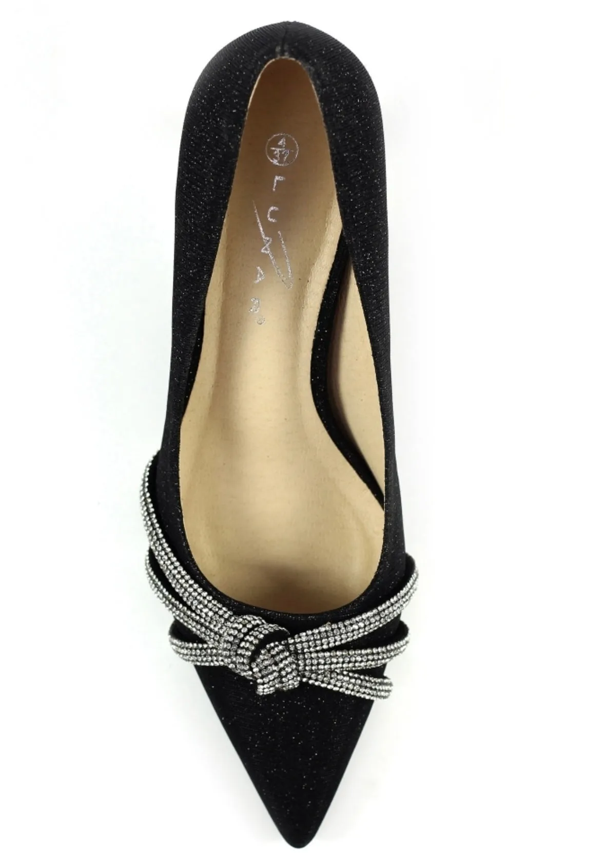 Lunar Kalina Ladies Diamante Trim Court Shoe