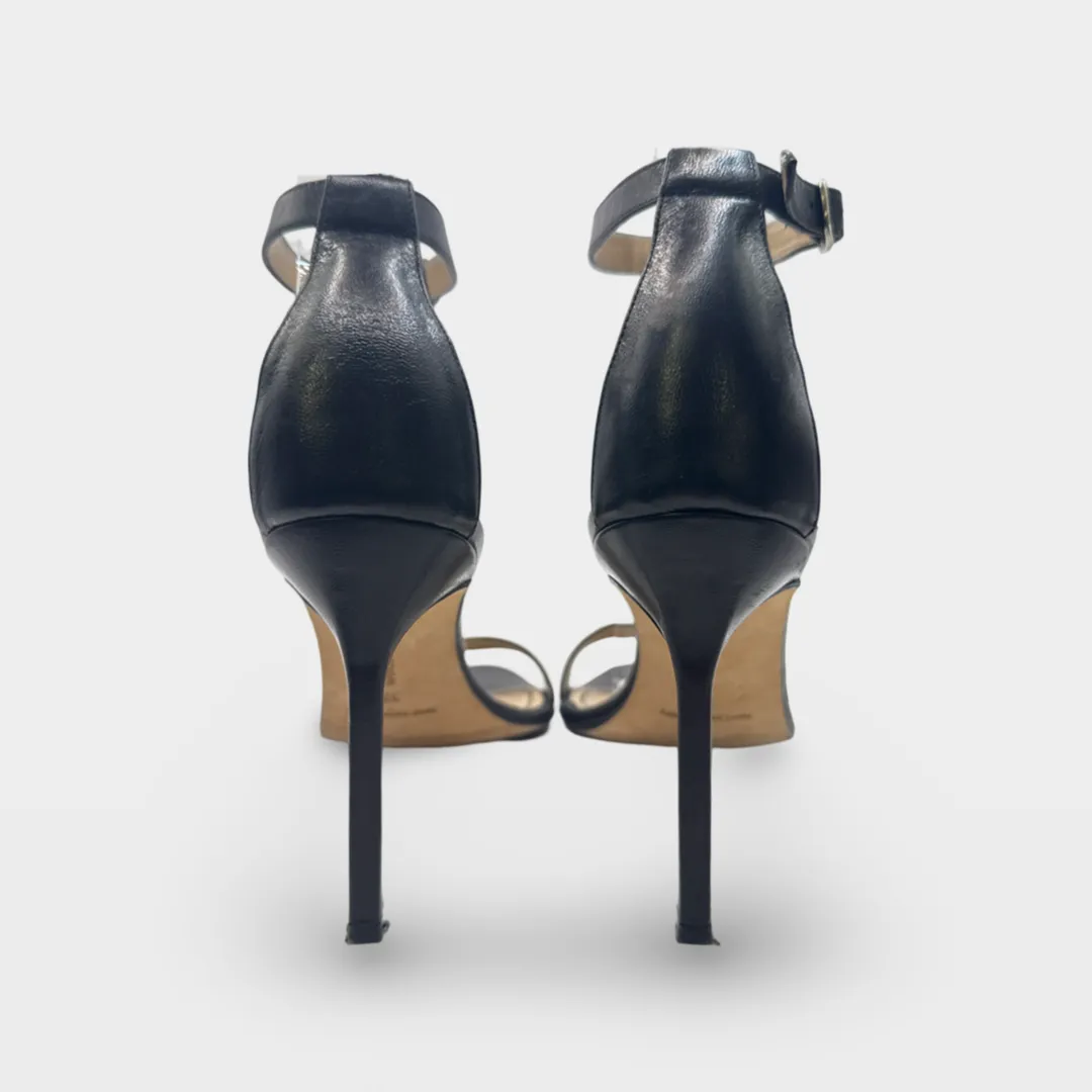 Manolo Blahnik Women's Leather sandal heels