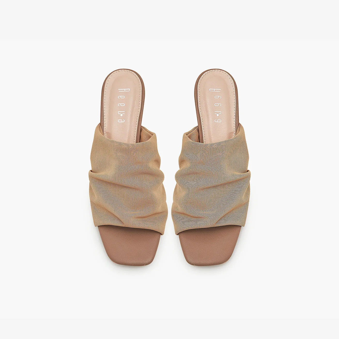 Mesh Low Heels