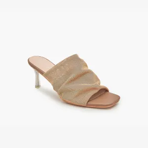 Mesh Low Heels