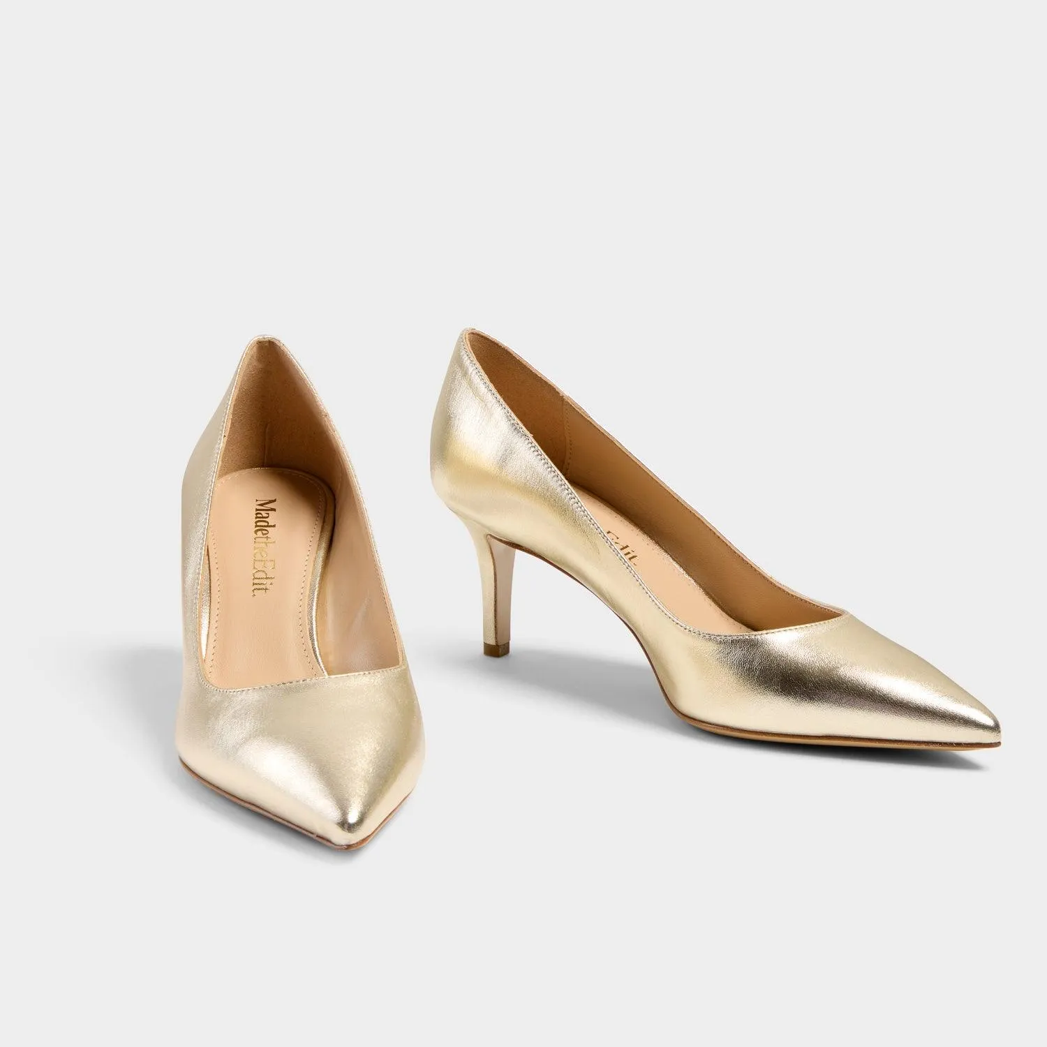 Milly Soft gold pump