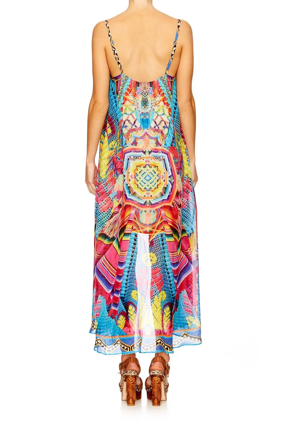 MINI DRESS WITH LONG OVERLAY MS MOCHILLA