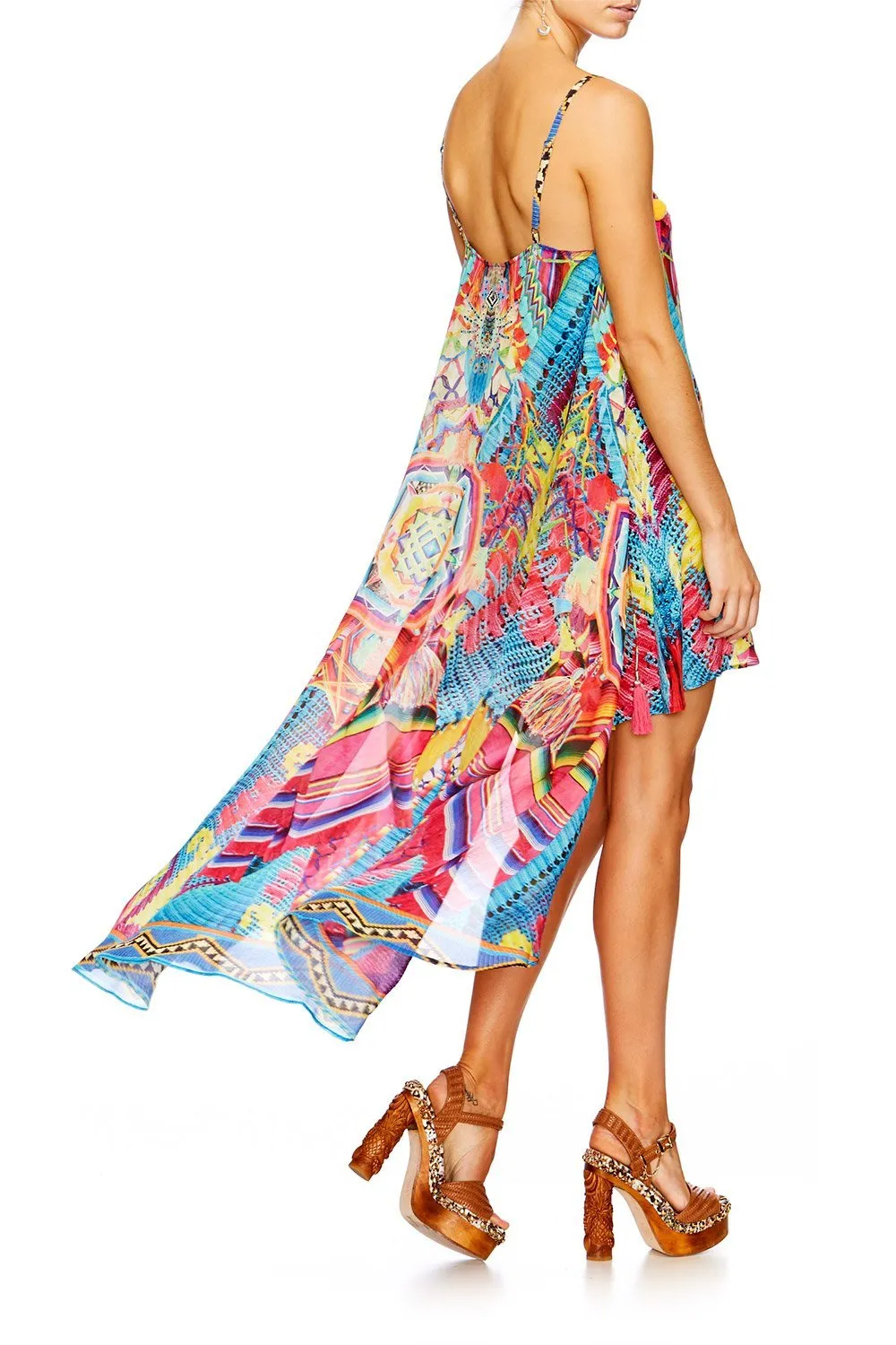MINI DRESS WITH LONG OVERLAY MS MOCHILLA