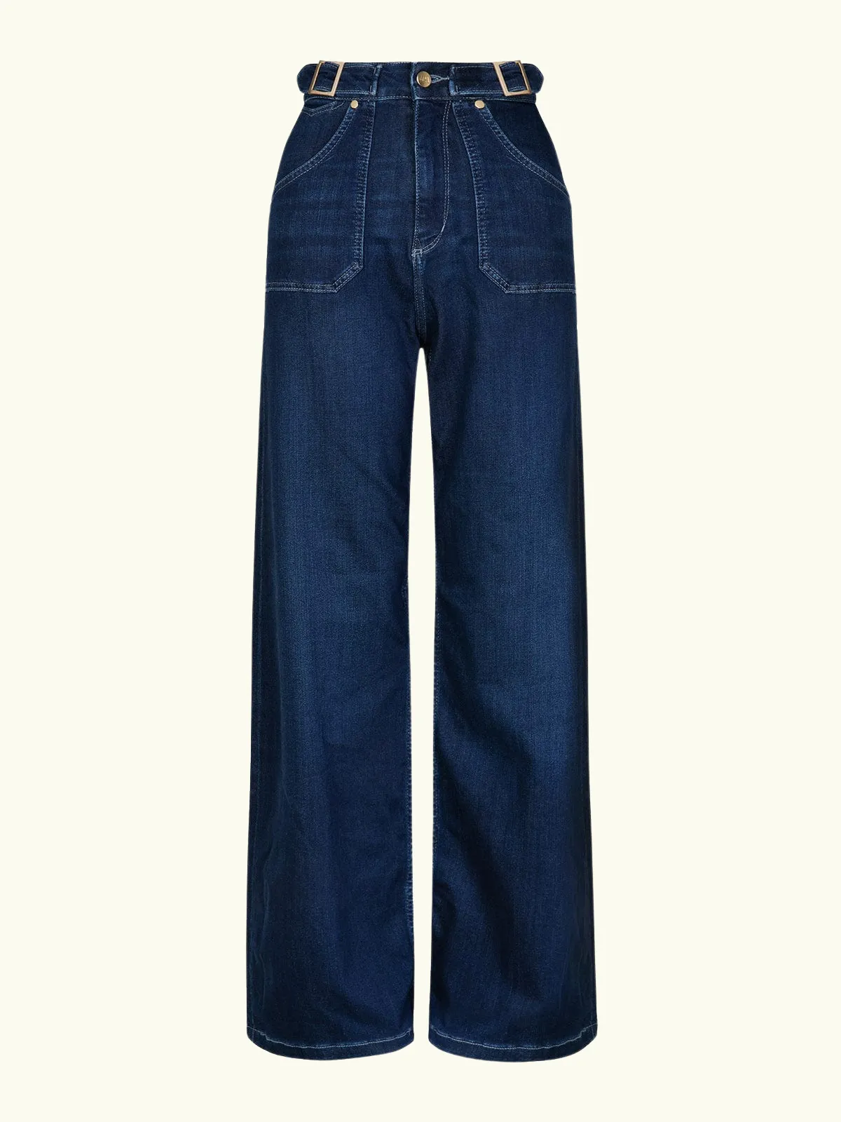 Minnie Wide Leg - Dark Denim