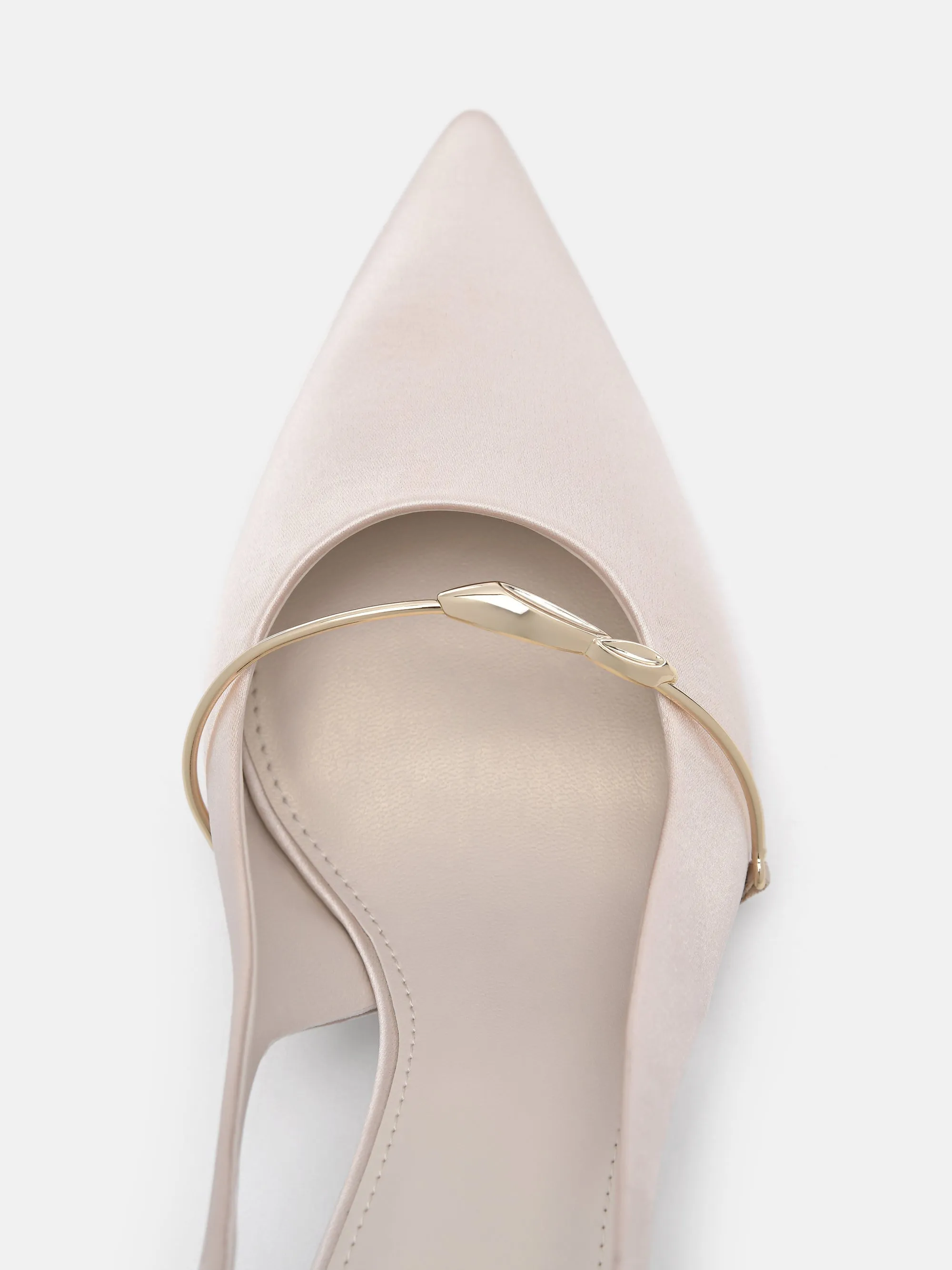 Mira Satin Slingback Pumps