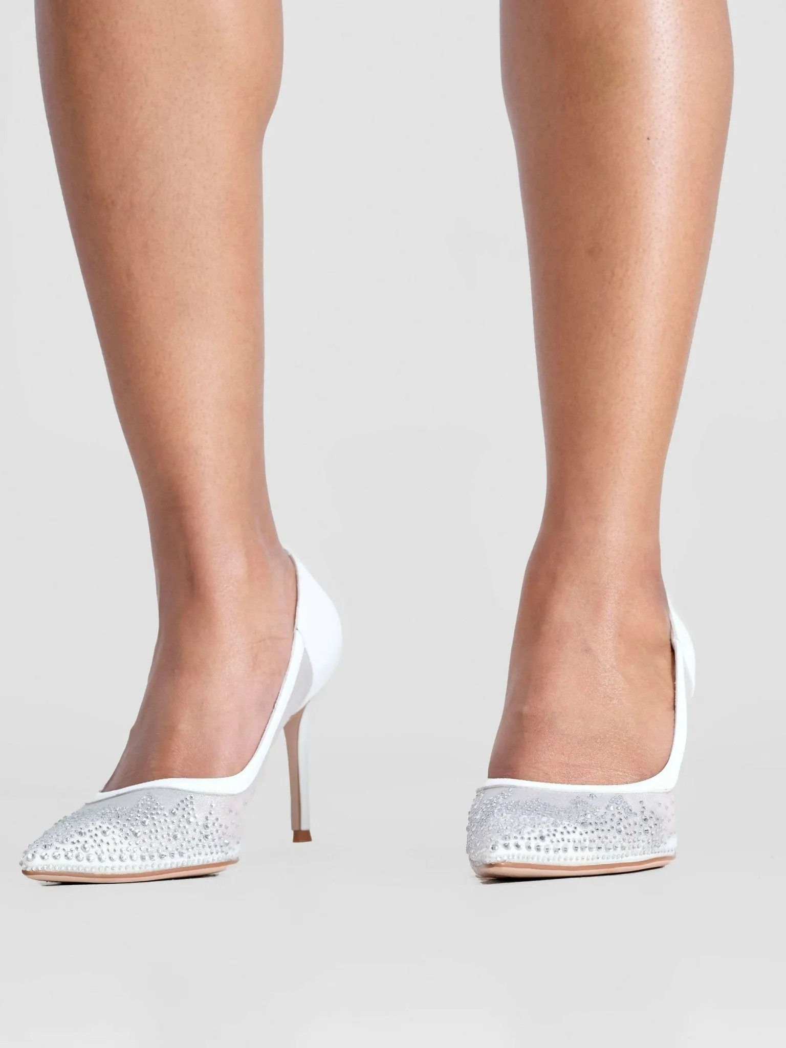 Nine West Albena Heel - White