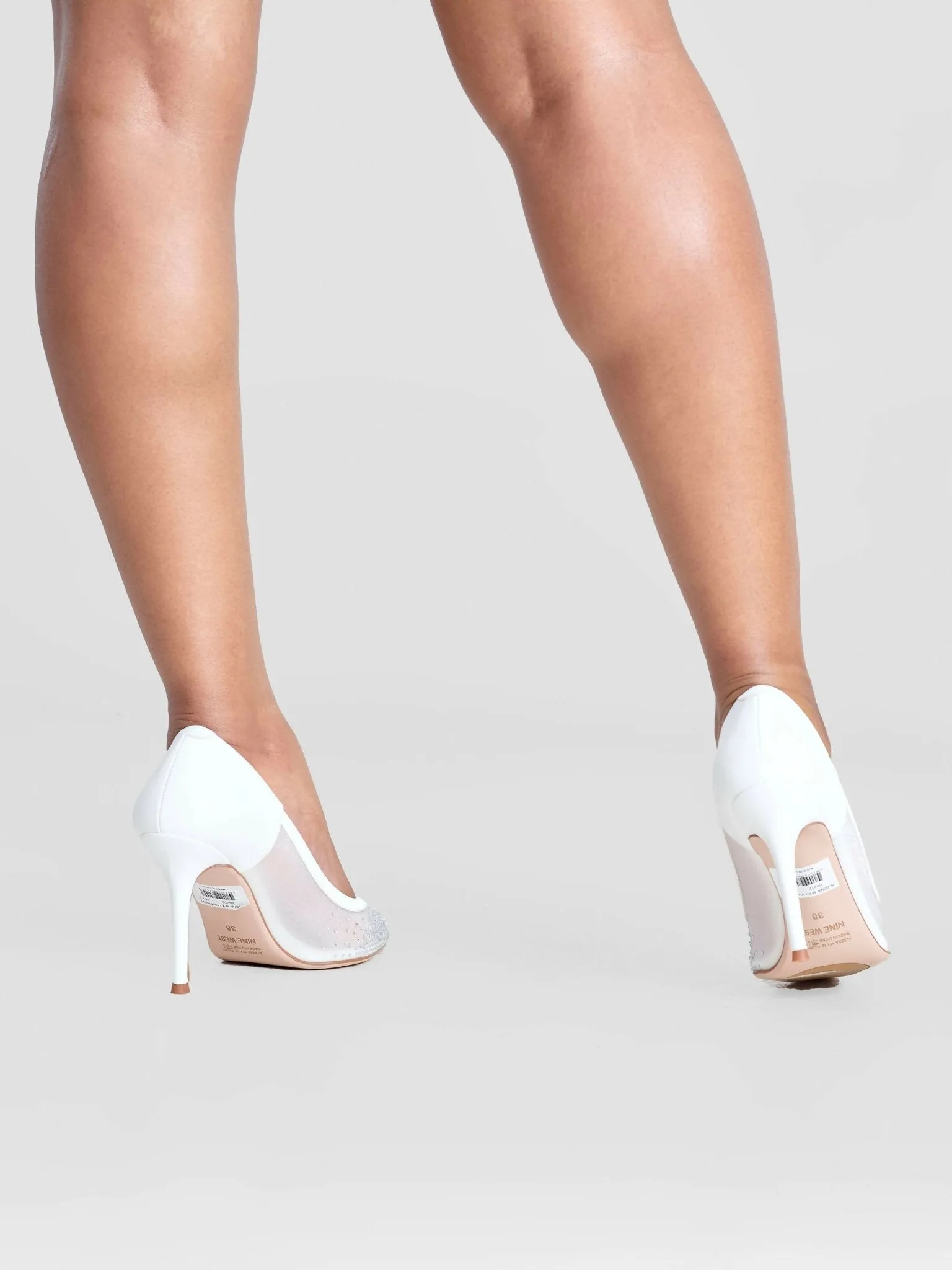 Nine West Albena Heel - White