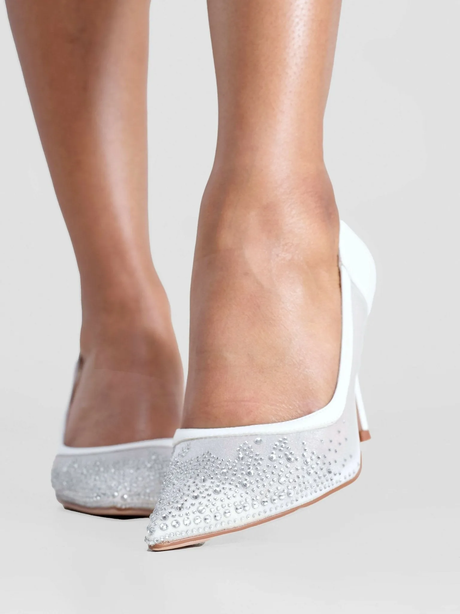 Nine West Albena Heel - White