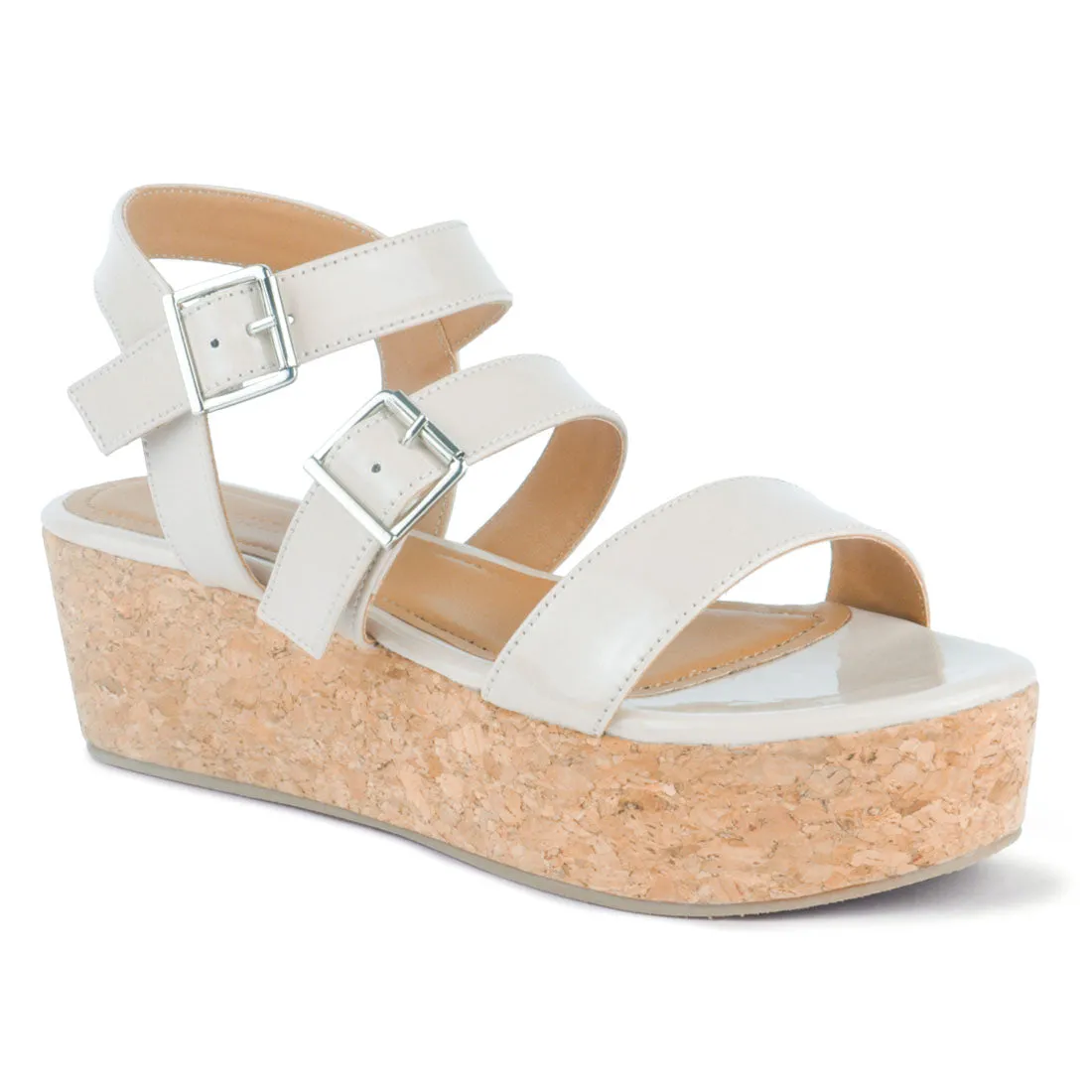 Nude Platform Sandal