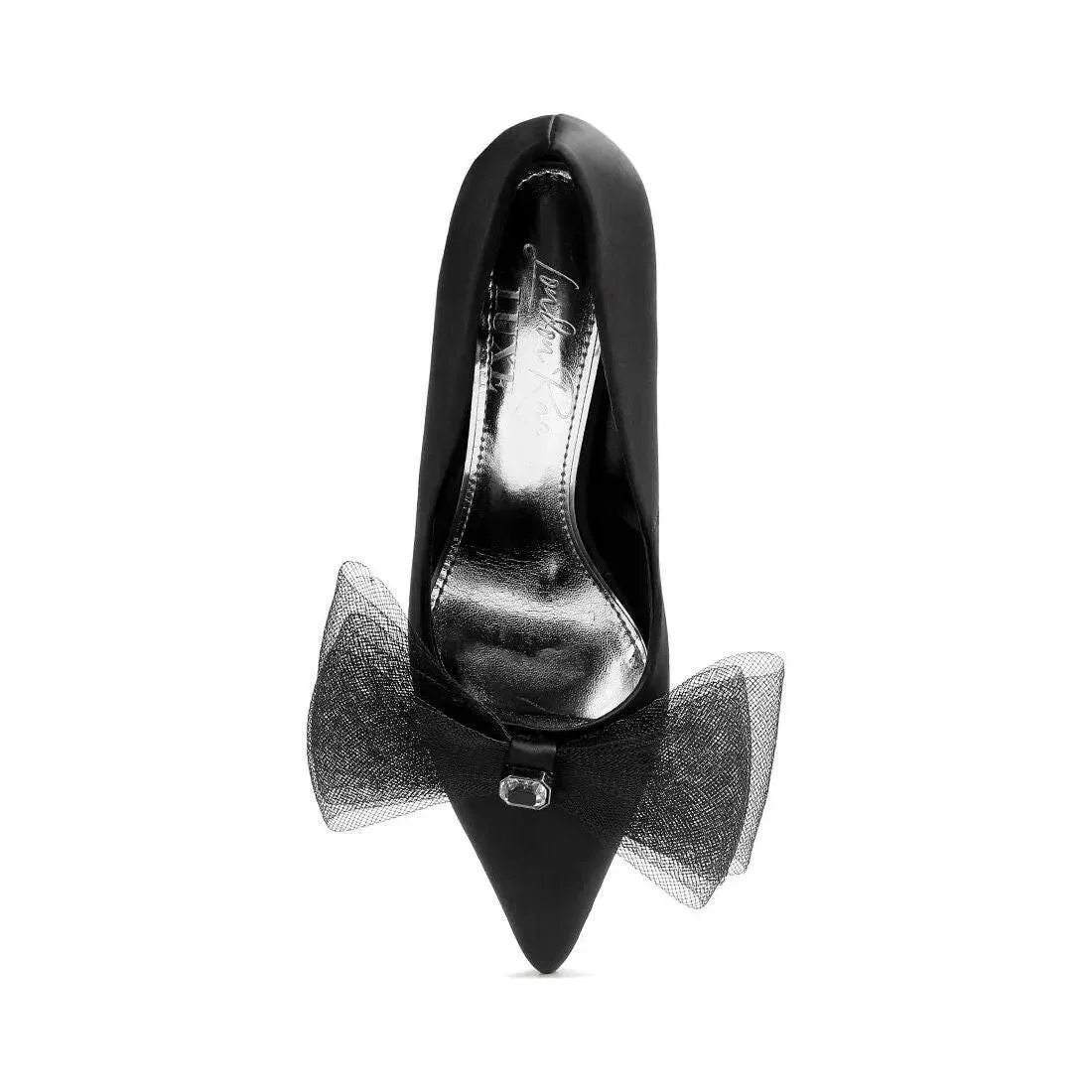 Odette Diamante Embellished Bow Stilettos