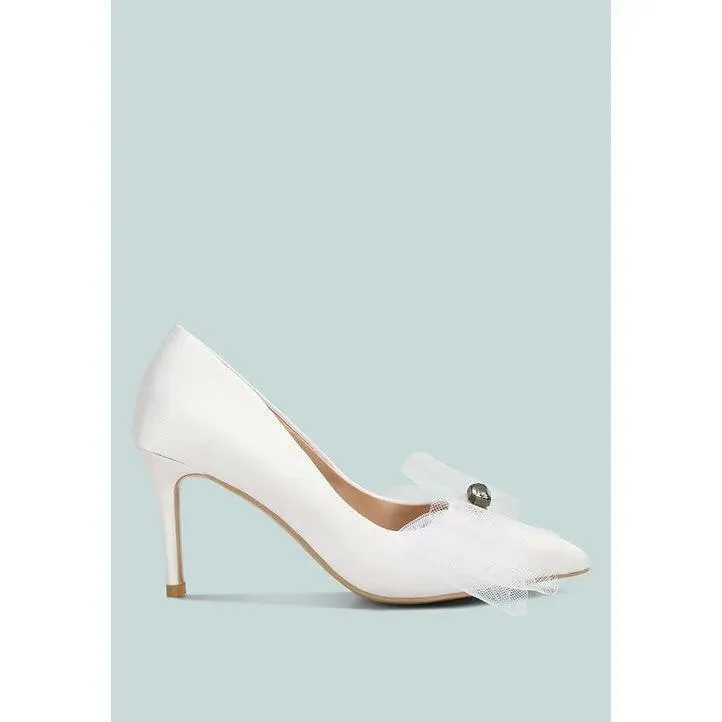 Odette Diamante Embellished Bow Stilettos