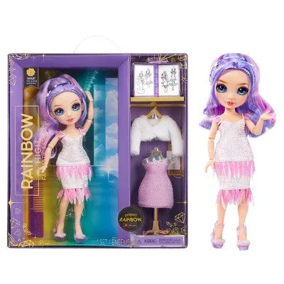 Open Box - Rainbow High Fantastic Fashion Violet Willow 11" Fashion Doll w/ Playset