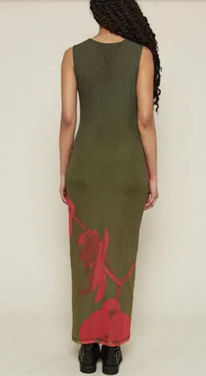 Orchid Paint Mesh Dress