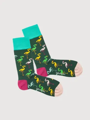 Organic Cotton Socks Flamingo Forest | Dillysocks
