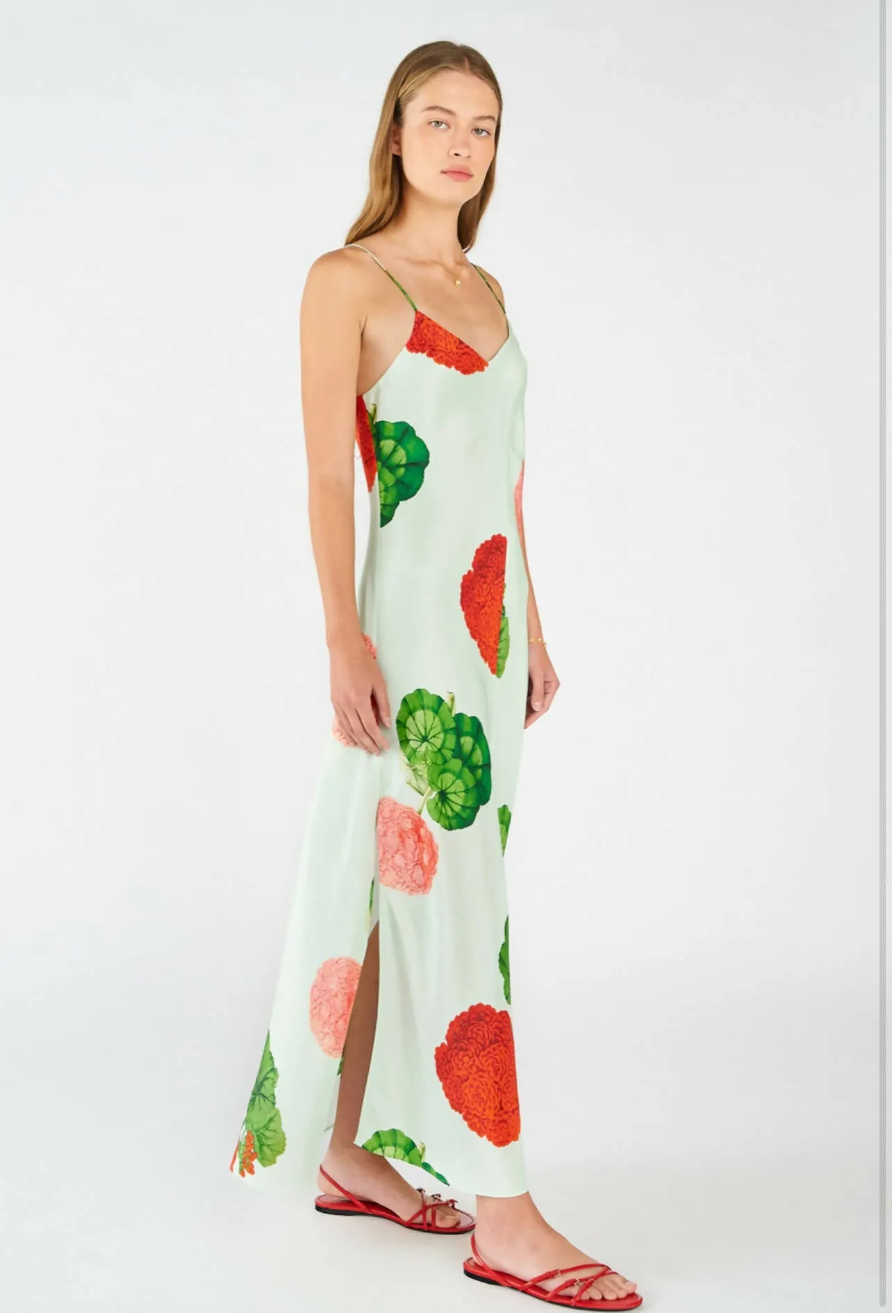 Oroton Posie Garden Print Slip Dress