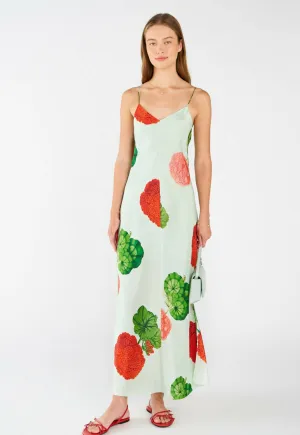 Oroton Posie Garden Print Slip Dress