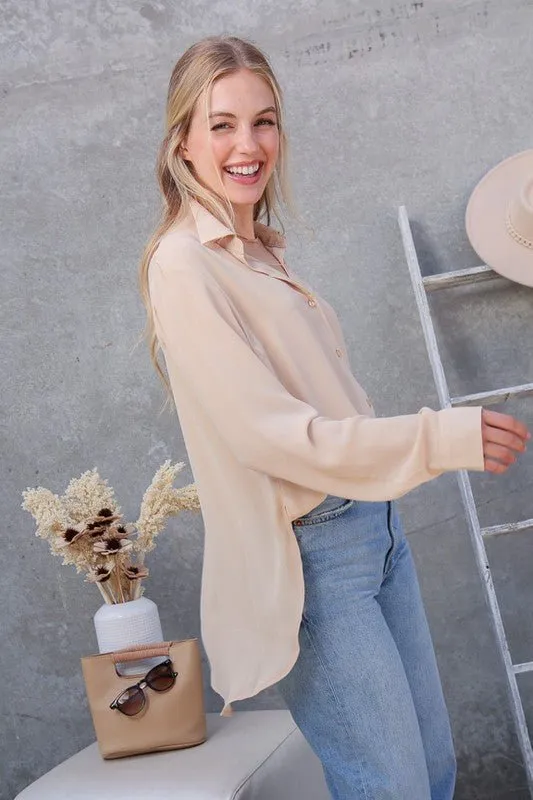 Oversized Button Down Shirt