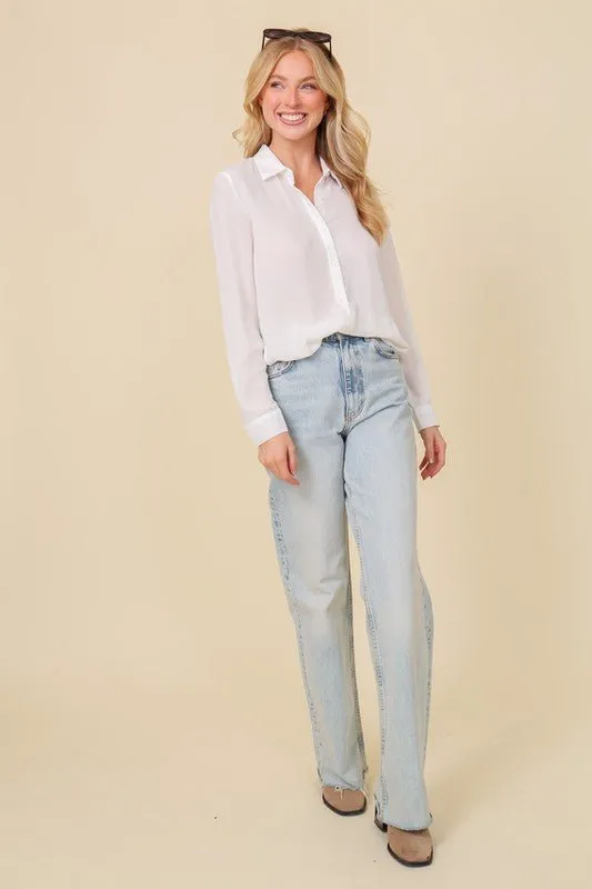 Oversized Button Down Shirt