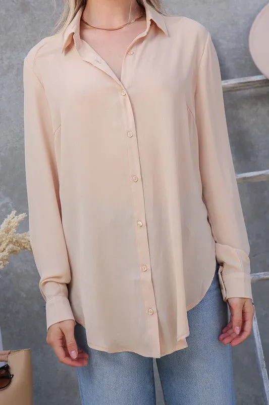 Oversized Button Down Shirt