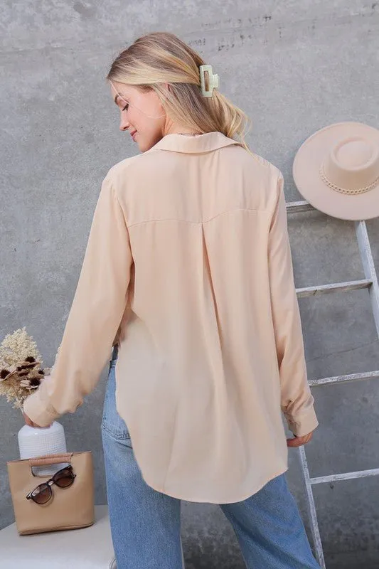 Oversized Button Down Shirt
