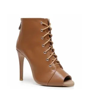 Parker - Cinnamon Vegan Leather - Rubber Sole