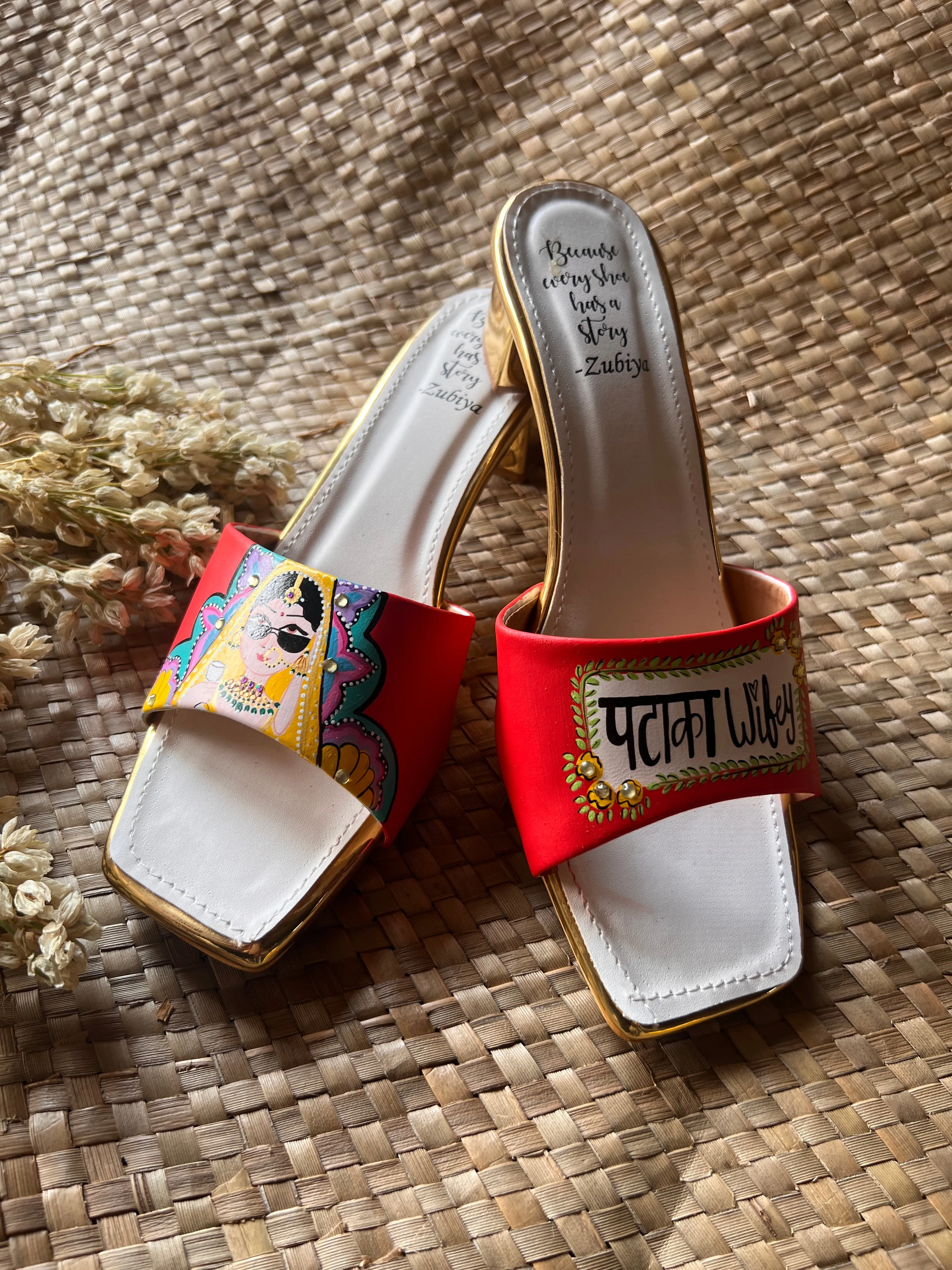 Pataka Wifey coral red Heels