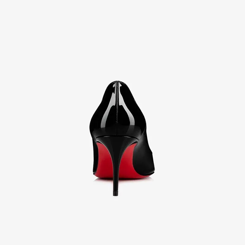 Patent Leather Pointed Pumps  60 mm Heel