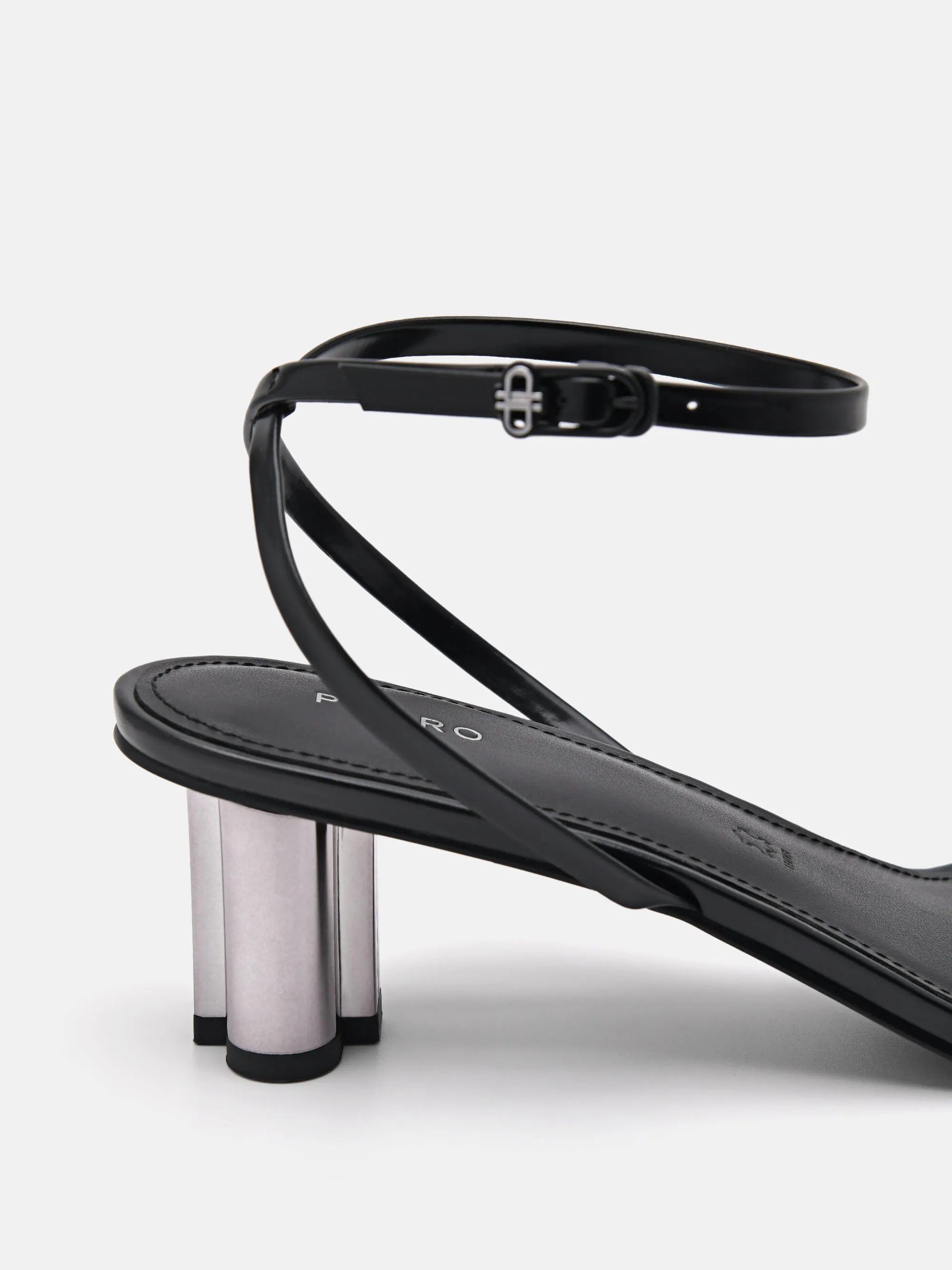 PEDRO Icon Satin Heel Sandals