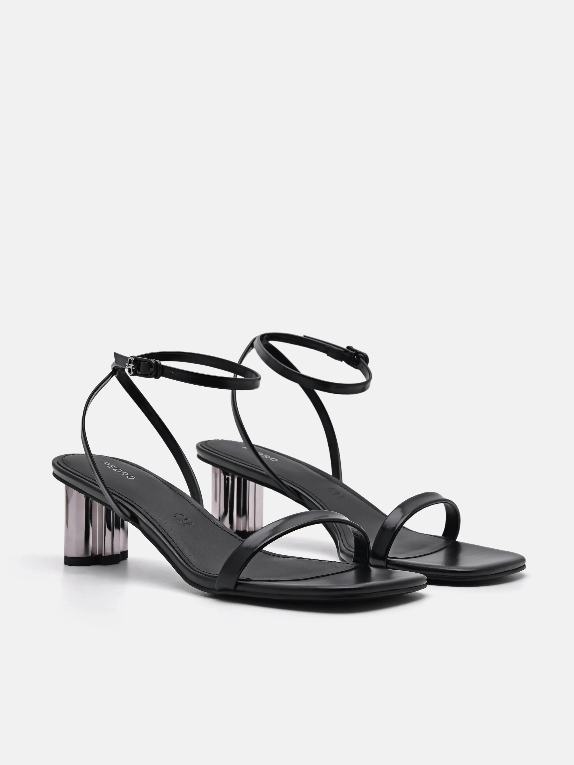 PEDRO Icon Satin Heel Sandals
