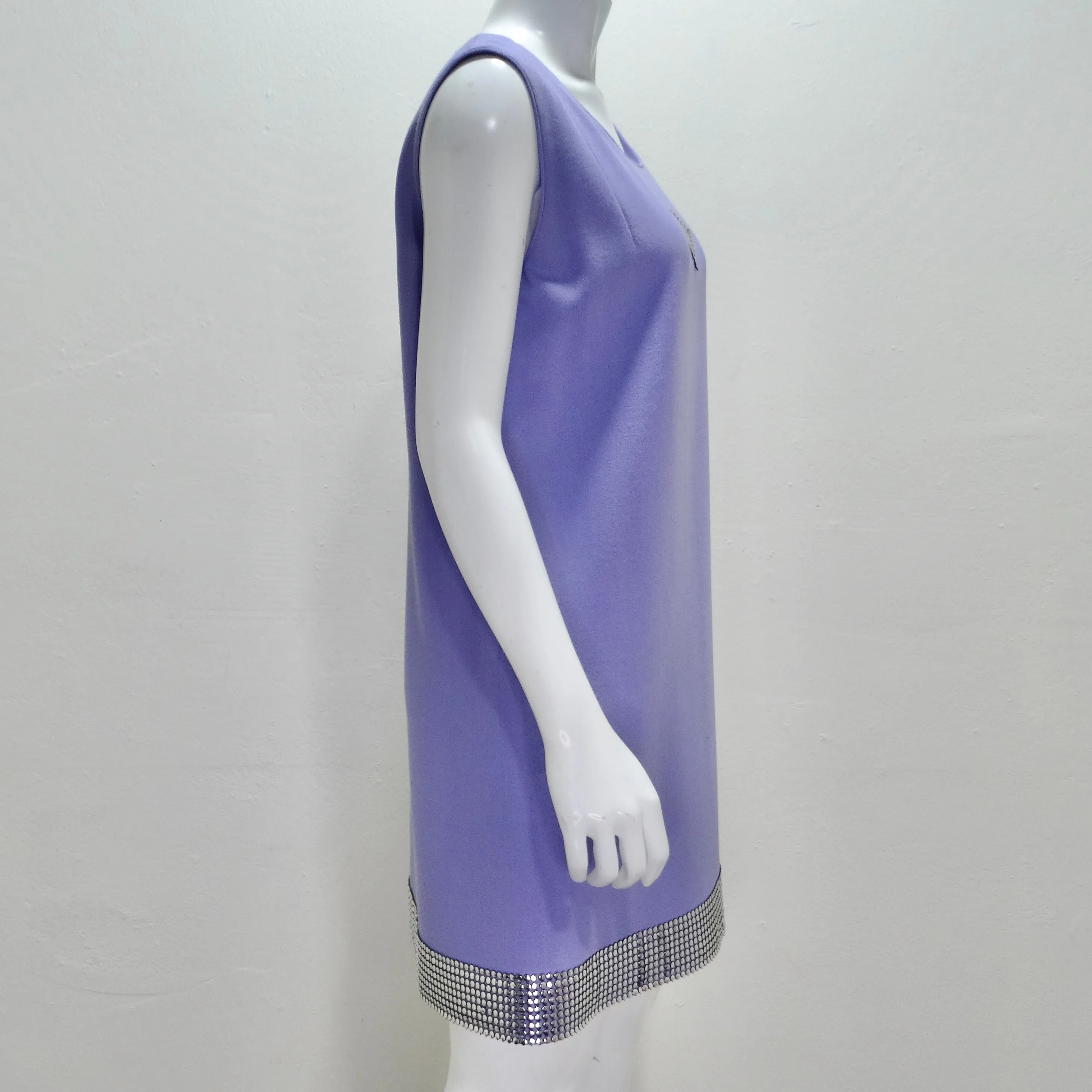 Pierre Cardin Lavender Studded Dress