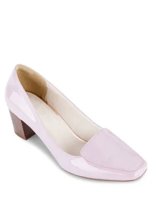 Pink Faux Fur High Heel