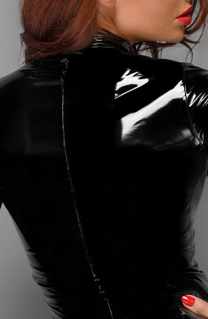 PVC dress with 2-way zip - Ask Wifey