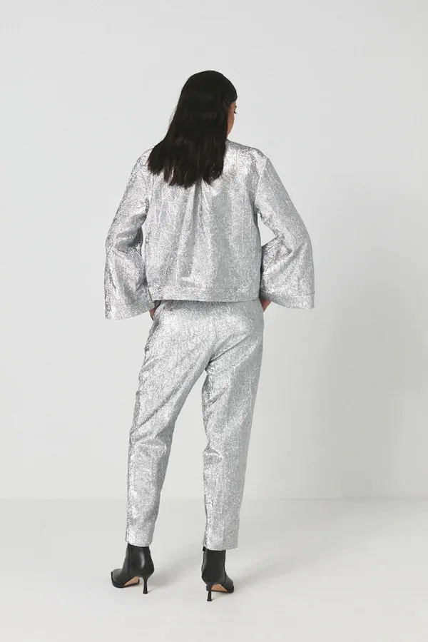 Rabens Saloner | Bello Pant - Silver Glimmer
