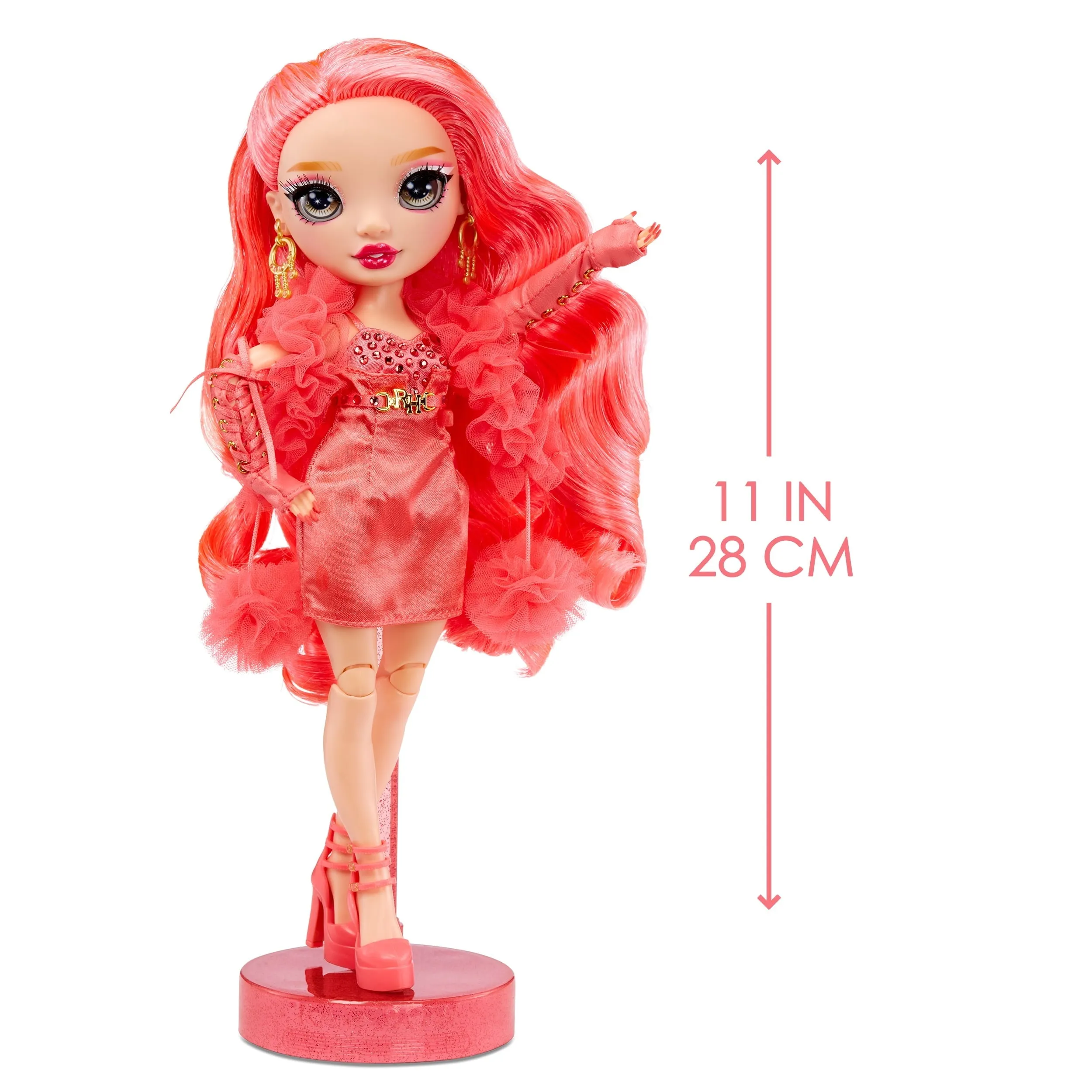 Rainbow High Priscilla - Pink Fashion Doll, Fashionable Outfit & 10  Colorful Play Accessories. Toy Gift Kids 4-12 Years & Collectors