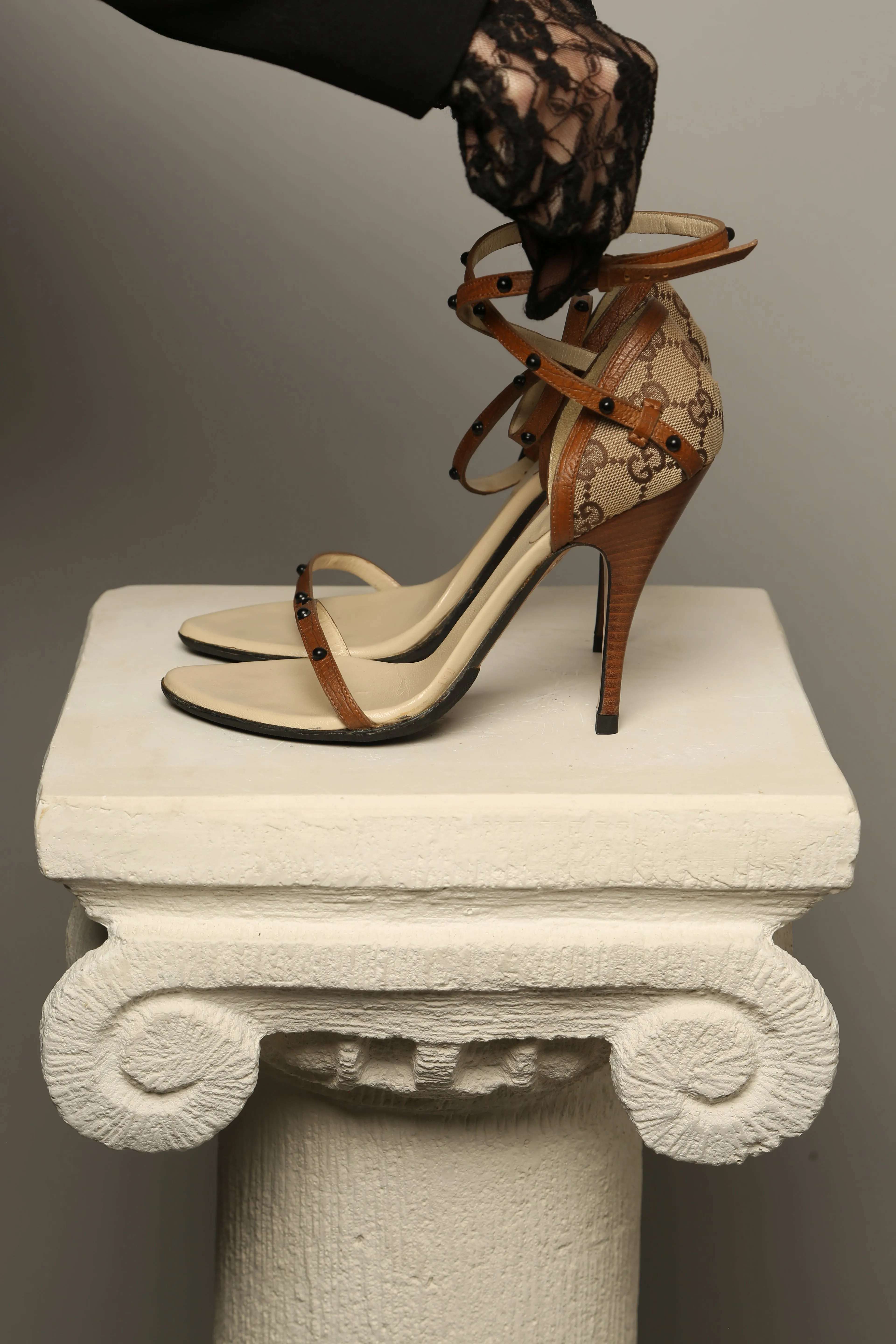 Rare GUCCI Monogram Sandals