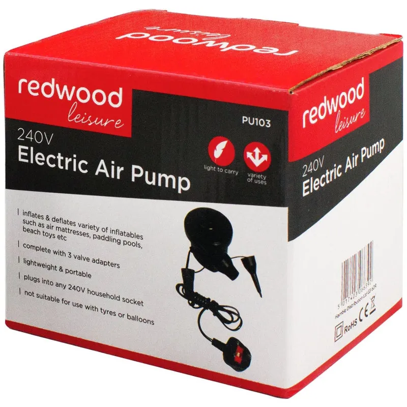 Redwood Leisure Electric Air Pump 240v
