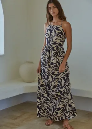 Riverina Maxi Mod Print Dress