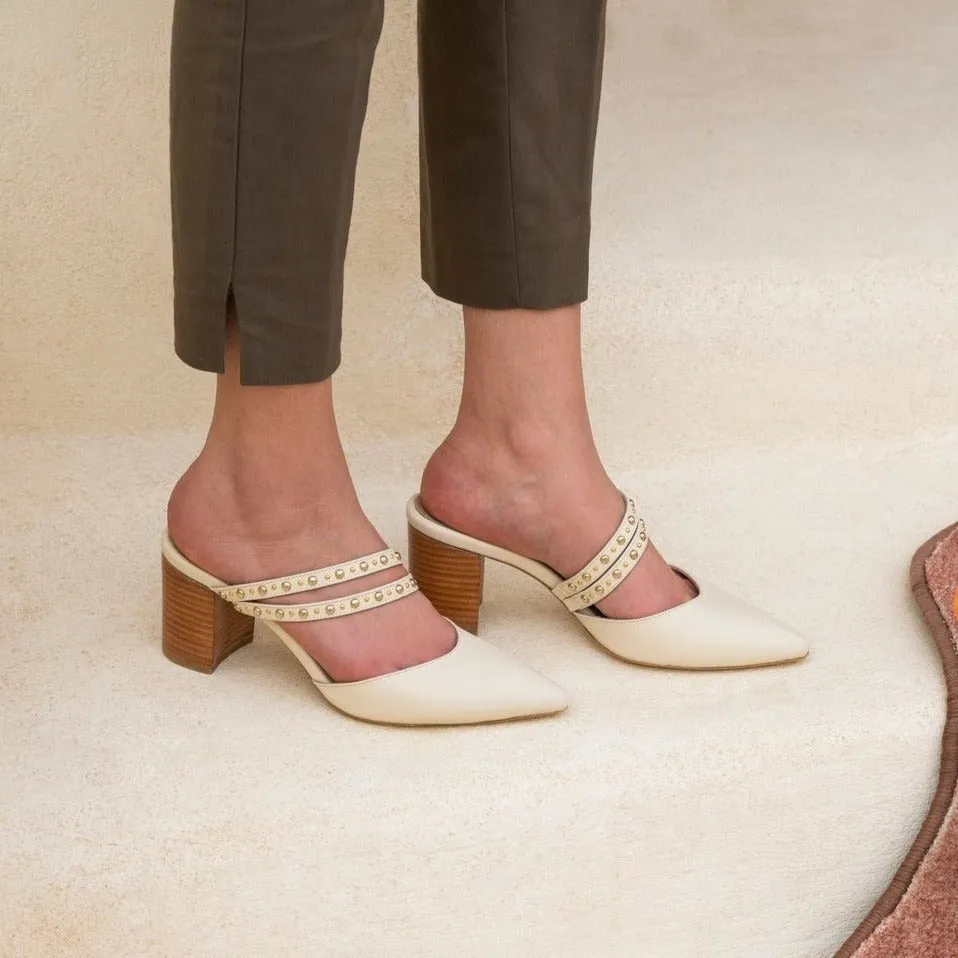 Riyana cream heel