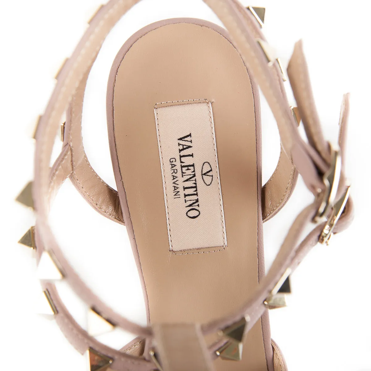 Rockstuds Beige Patent 37.5