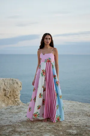 Rue Dress in Multi Bouquet