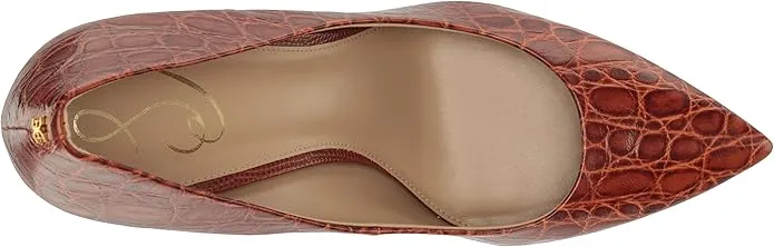 Sam Edelman Hazel Adelaide Brown Stiletto Heeled Dress Shoes Pointed Toe Pumps