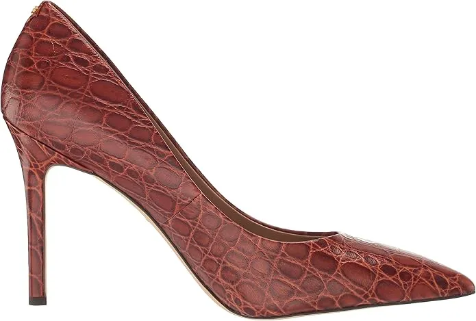 Sam Edelman Hazel Adelaide Brown Stiletto Heeled Dress Shoes Pointed Toe Pumps