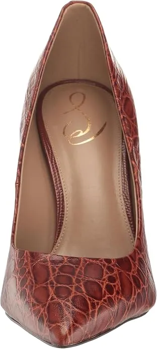 Sam Edelman Hazel Adelaide Brown Stiletto Heeled Dress Shoes Pointed Toe Pumps