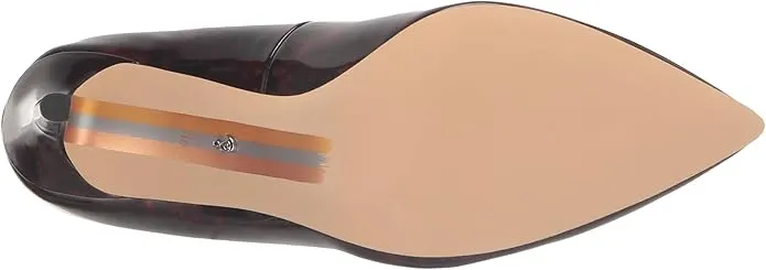 Sam Edelman Hazel Coffee Tortoise Multi Stiletto Heeled Dress Pointed Toe Pumps