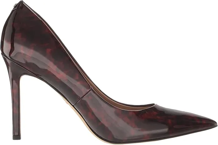 Sam Edelman Hazel Coffee Tortoise Multi Stiletto Heeled Dress Pointed Toe Pumps
