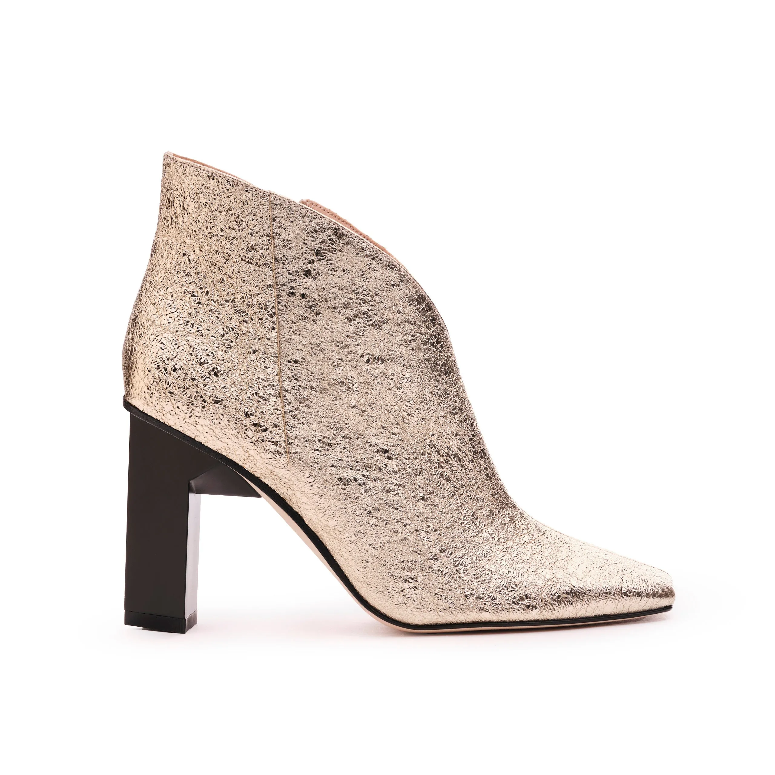 Sancy Ankle Bootie in Gold