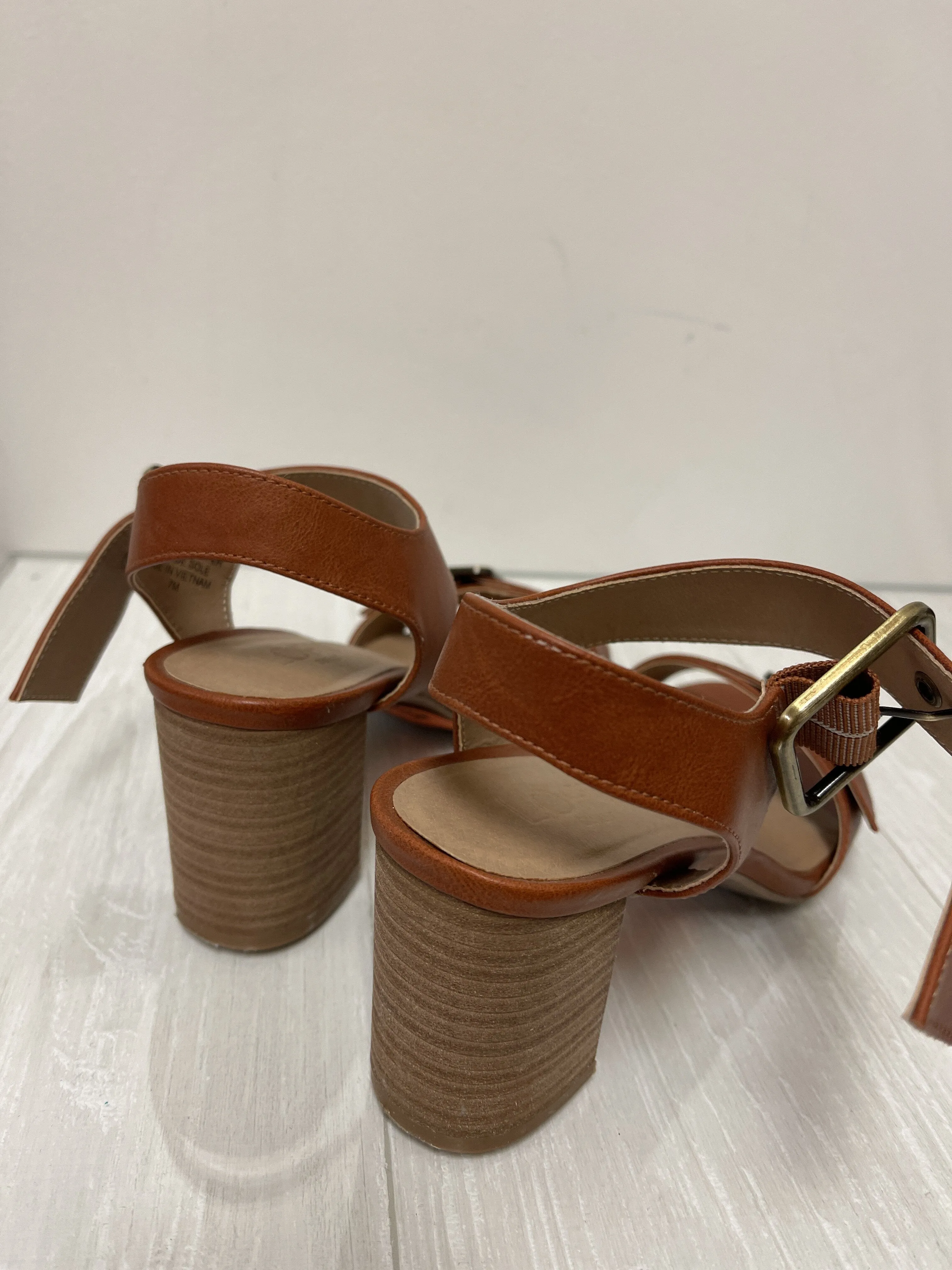 Sandals Heels Block By Loft  Size: 7