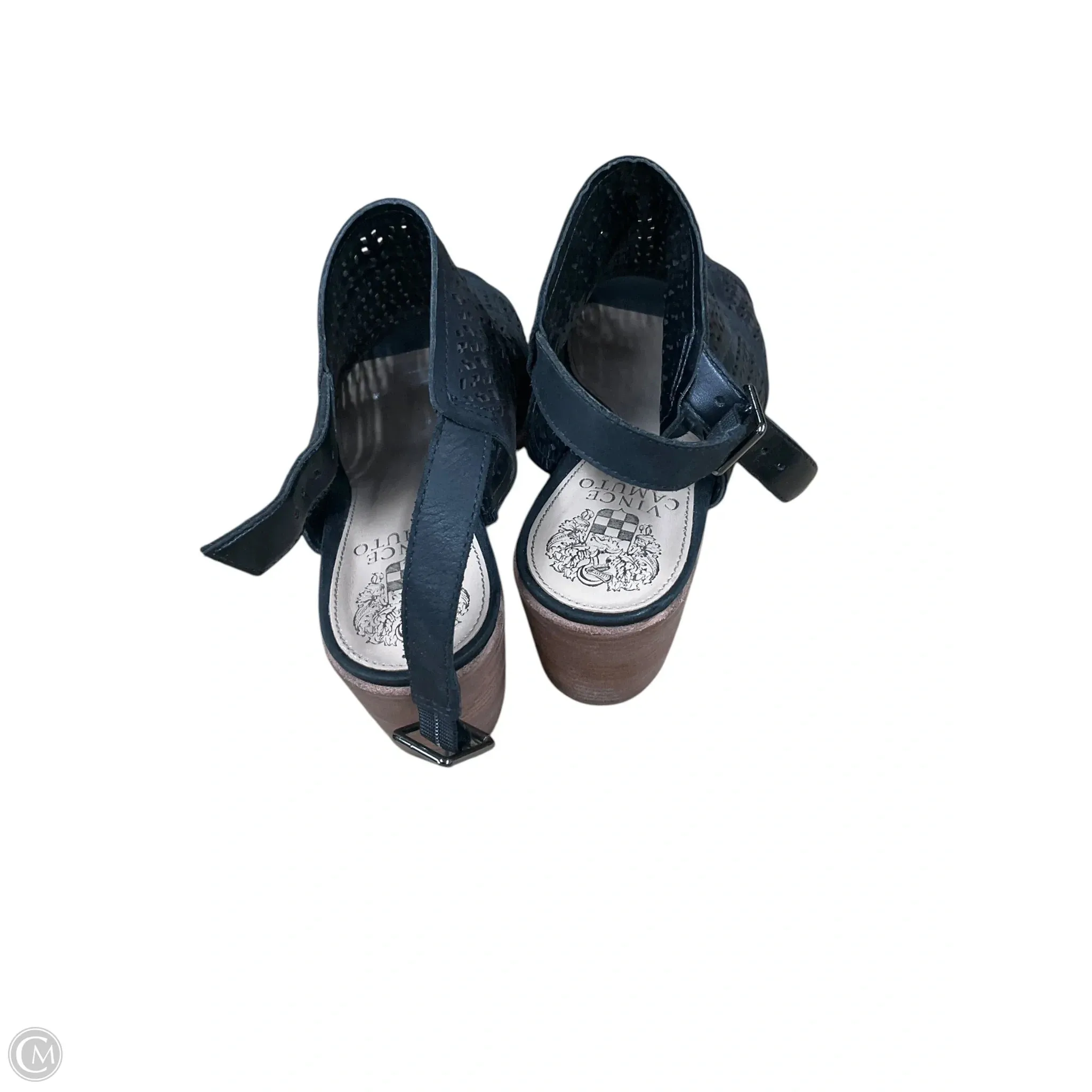 Sandals Heels Block By Vince Camuto In Black, Size: 8