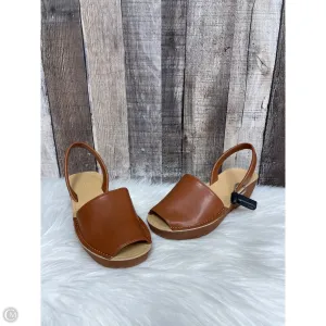 Sandals Heels Wedge By Kenneth Cole In Tan, Size: 8